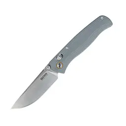Нож складной туристический SRM Medal 255L-GK2 (8.2 см) 10Cr/G10 серый