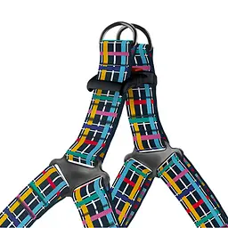 Шлея для собак BronzeDog Urban Art Клітинка S 40-53 см - мініатюра 2