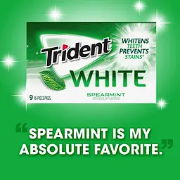 Жуйки Trident White spearmint 16 pieces - мініатюра 4