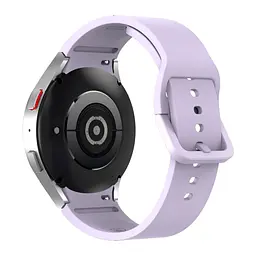 Ремінець для Samsung Galaxy Watch 4 44mm - фіолетовий ширина кріплення 20мм силікон Watchbands Color Angle (W29-4WB10289017) - мініатюра 2