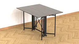 Стіл-книга трансформер Спайдер Ferrum-decor 750x1150x880 Чорний метал ДСП Дуб Сонома Трюфель 16 мм (FRD-105092) - мініатюра 5
