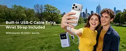Павербанк з вбудованим кабелем Ugreen PB834 10000 мАг 55W з шкидкою зарядкою та цифровим LED дисплеєм - мініатюра 15