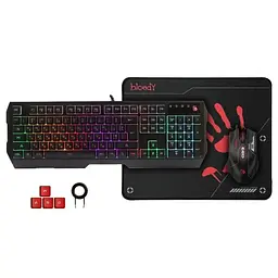 Комплект A4Tech Bloody B1700 USB Black (Bloody B1700 Black)