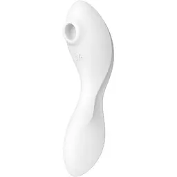 Вакуумний смарт-стимулятор із вібрацією Satisfyer Curvy Trinity 5+ Білий