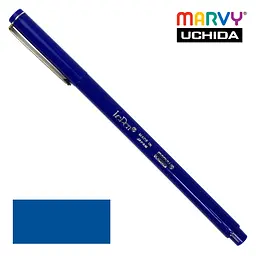 Ручка для паперу Marvy Синя капілярна 0.3 мм 4300-S Le Рen  - мініатюра 2