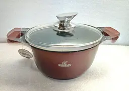 Каструля Bohmann BH 150-28 Brown 28 см 6.3 л - мініатюра 6