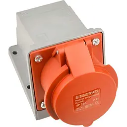 Розетка стаціонарна АСКО серії UСombi 5P 16A IP 44