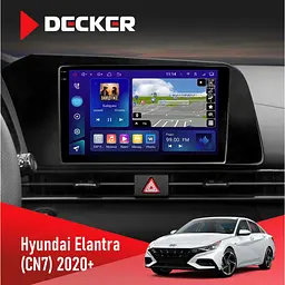 Штатна магнітола Hyundai Elantra 2021+ Decker D9-009 4x64, DSP, 4G, 2k Decker (НФ-00008776)