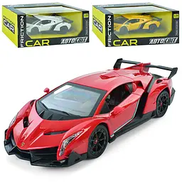 Машина LAMBORGHINI АвтоСвіт 1:24 інерційна гумові колеса 21 см - мініатюра 2