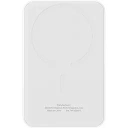 Портативний акумулятор Baseus Magnetic Mini Wireless 20W 5000mAh stellar white (P10022107223-00) - мініатюра 2