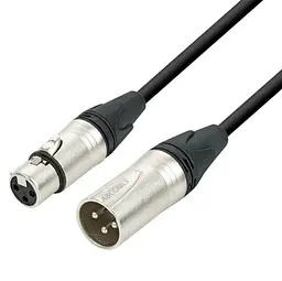 Мікрофонний кабель балансний XLR Male — XLR Female ABCCABLS MA008-L1 1 м