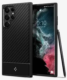 Чохол протиударний Spigen Core Armor ACS03946 для Samsung Galaxy S22 Ultra (6.8") Black