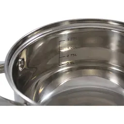 Каструля Krauff Steil зі скляною кришкою 16 см 1.7 л (26-238-073) - мініатюра 4