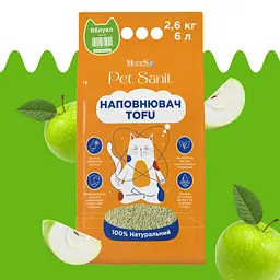 Наповнювач ModeS Tofu PetSanit яблуко 2.6 кг - мініатюра 3