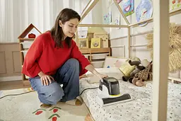 Karcher Пилосос ручний дезінфікуючий VCH 4 UVClean, 500Вт, конт пилок -0.4л, з УФ-лампою, чорно-жовтий - мініатюра 2