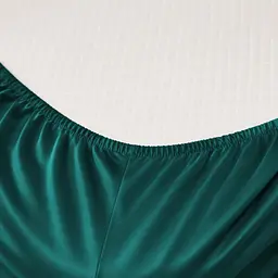 Простирадло на гумці MirSon Tencel №07 Emerald 90х190 см (2200009371226) - мініатюра 2