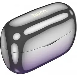 Навушники бездротові Hoco EQ16 Shine ANC+ENC кейс з дисплеєм чорні 6942007619103 - мініатюра 2