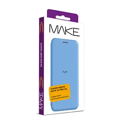 Чохол-книжка MAKE Xiaomi Redmi Note 15 Pro 5G Flip Glacier Blue - мініатюра 2