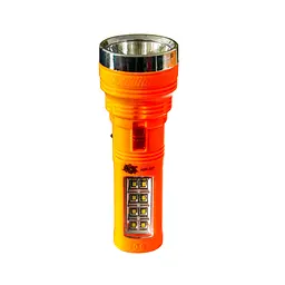 Ручний світлодіодний ліхтар помаранчевий LED ліхтарик акумуляторний ASK 227