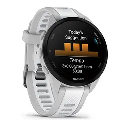 Смарт-годинник Garmin Forerunner 165 Music Mist Gray/Whitestone (010-02863-31) - мініатюра 4