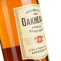Уцінка. Спиртний напій на основі рому Bacardi Oakheart Original, 35%, 0,5 л  - мініатюра 5