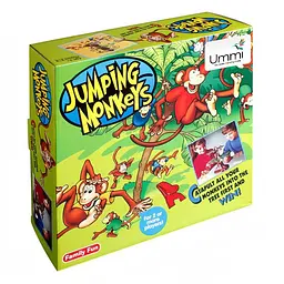Настільна інтерактивна гра Ummi 707-31 Jumping Monkeys Game Brown / Green - мініатюра 2
