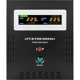 Джерело безперебійного живлення [ДБЖ] LogicPower LPY-B-PSW-6000VA+ 4200Вт 10A/20A [6615] [107292] - мініатюра 3