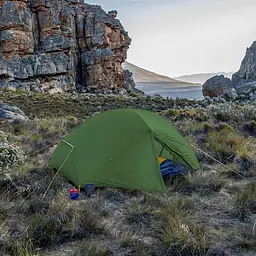 Намет Naturehike Mongar NH17T007-M надлегкий двомісний з футпринтом 210T темно-зелений - мініатюра 2