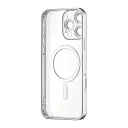 Чохол Ductil Metallic Edge with MagSafe (Protected Camera & Lens) iPhone 16 Pro Max Silver - мініатюра 3
