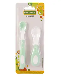Набір ложок Baby Team, 2 шт., м'ятний - мініатюра 2
