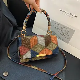 Жіноча сумка через плече крос-боді з екошкіри Lilly P2-15119230BL Мультиколор - мініатюра 2