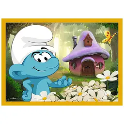 Пазл Trefl The Smurfs Життя в селі смурфів 4 в 1 (35, 48, 54, 70) (5900511346640) - мініатюра 2
