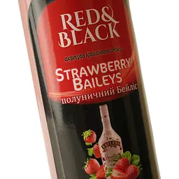Сироп Red&Black Полуничний Бейліз 0.7 л - мініатюра 5