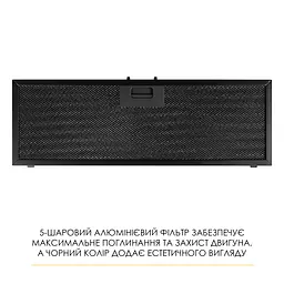 Витяжка повновбудована WEILOR LUNA WBG 59 BLACK SILENCE - мініатюра 13