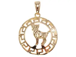 Кулон XUPING Fallon Позолота 18K Знак Зодіаку Овен (082692)