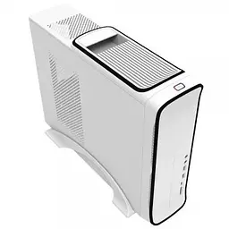 Корпус GameMax ST-610W білий, 300 Вт, Micro ATX / Mini ITX, 2xUSB 2.0, 1x80 мм