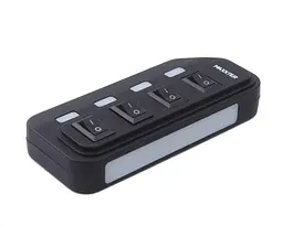 USB концентратор (Hub) 2.0 Maxxter 4 порти з вимикачами - мініатюра 3