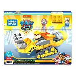 Набір Mega Bloks Щенячий патруль Будівельна вантажівка Кремеза та фігурка, жовтий із сірим (GYW91) - мініатюра 5