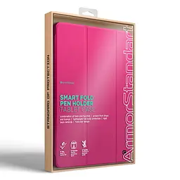 Чохол-книжка для планшета Apple iPad Pro 11 (2024)/Pro 11 (2025) M5, Smart Fold Pen, рожевий, 11 дюймів, з екошкіри + TPU, з магнітною застібкою, підставкою, тримачем під стилус, протиударний, з функцією Wake/Sleep, ArmorStandart (ARM78131) - мініатюра 8