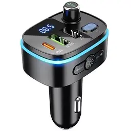 FM модулятор HOCO E62, Black, Box