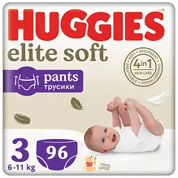 Подгузники-трусики Huggies Elite Soft Pants 3 (6-11 кг), 96 шт.