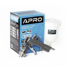 Фарборозпилювач Apro HP пластиковий в/б Ø 1,8 мм 600 мл 30412