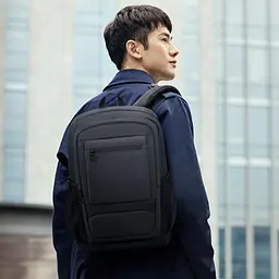 Рюкзак Xiaomi90 Points Large Capacity Business Travel Backpack 23L Black - мініатюра 4