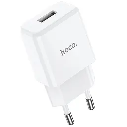 Мережевий зарядний пристрій Hoco N9 1USB (White) [67469] - мініатюра 5