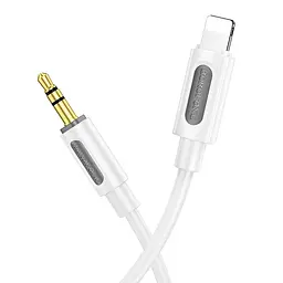 Аудіокабель BOROFONE BL20 True sound silicone digital audio conversion cable iP Білий - мініатюра 3