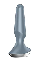 Анальна смарт-пробка Satisfyer Plug-ilicious 2, 14х3 см, сіра - мініатюра 3