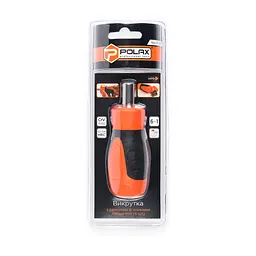 Викрутка з реверсом і змінними бітами 6 в 1 Polax (51-041) - мініатюра 4