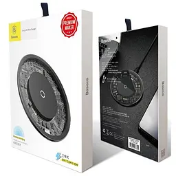 Бездротовий зарядний пристрій Baseus Simple Wireless Charger CCALL-JK01 Black - мініатюра 3