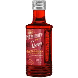 Настоянка Nemiroff Originals Журавлина 21% 0.1 л - мініатюра 2