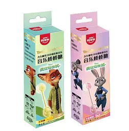 Льодяник Amos Tasty Sounds Audio Lollipop Zootopia Mango Flavour Лис Нік 12г - мініатюра 7